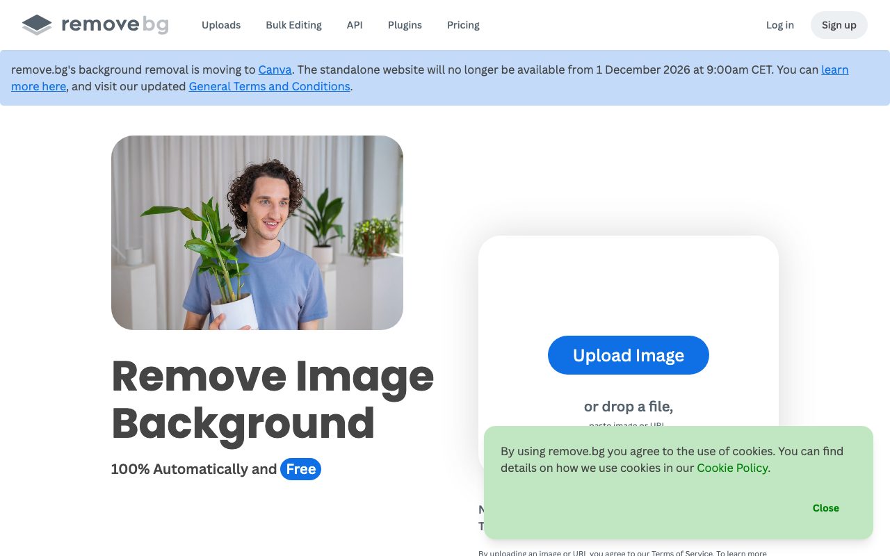 Remove.bg homepage screenshot captured 2026-09-08