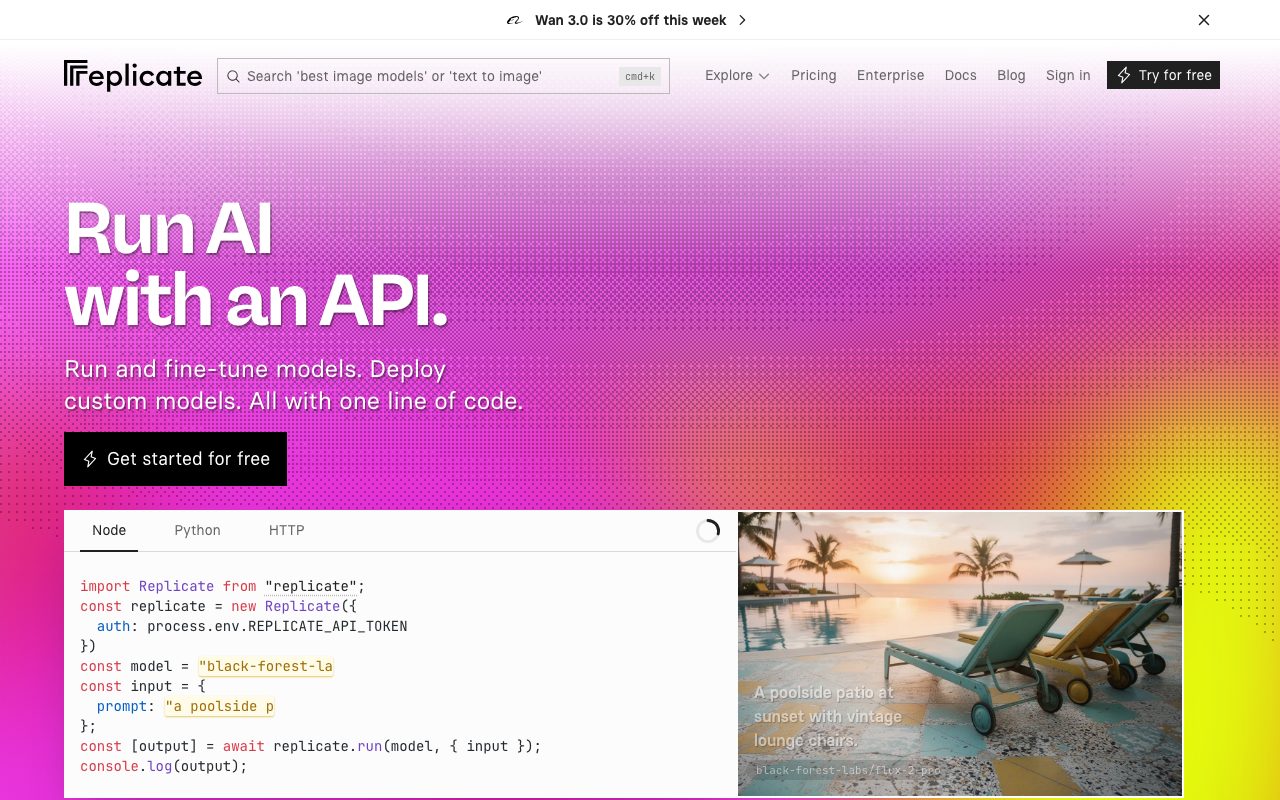 Replicate homepage screenshot captured 2026-09-08