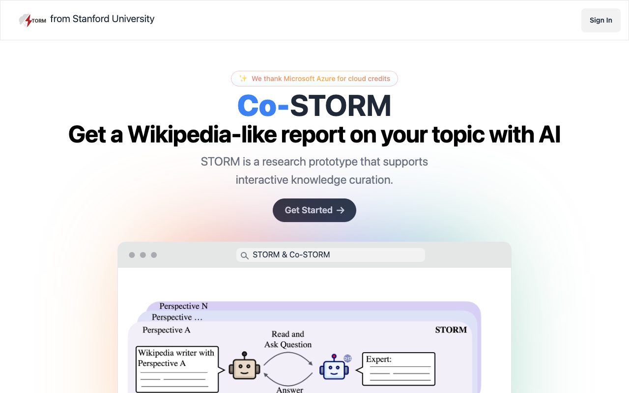 Storm by Stanford homepage screenshot captured 2026-09-08